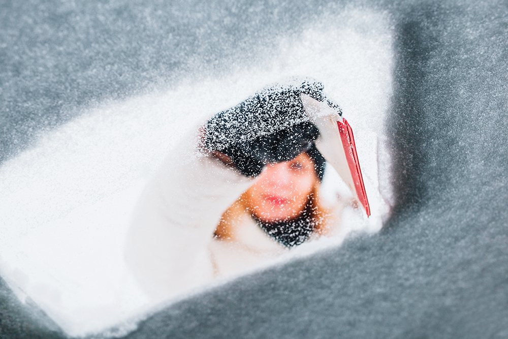 Freeze-resistant windshield wiper fluid can help protect your vehicle in winter.