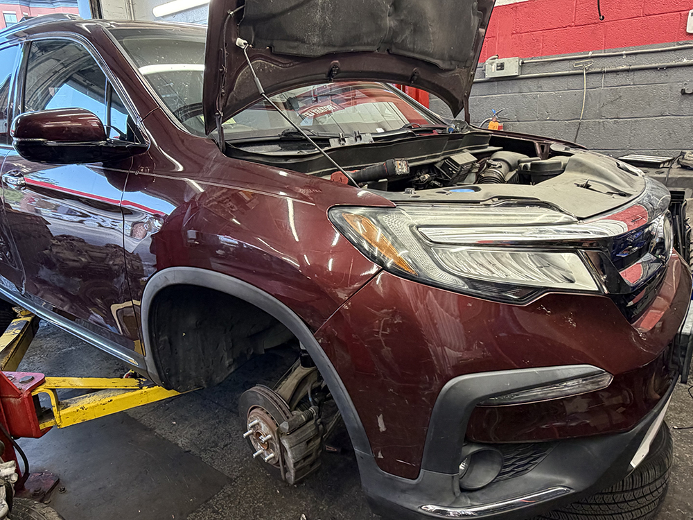 New struts on Honda Pilot