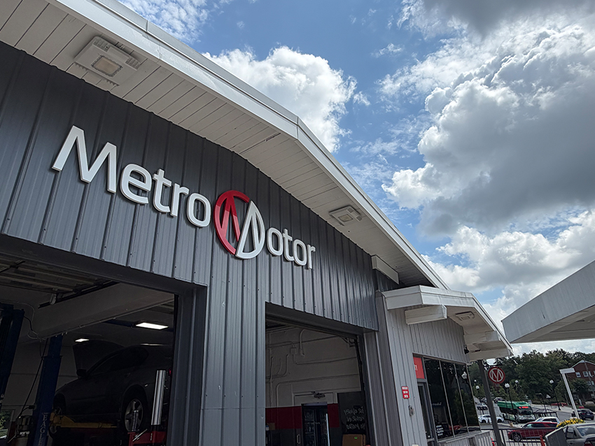 Metro Motor auto repair shop in Barcroft on Columbia Pike in Arlington, VA