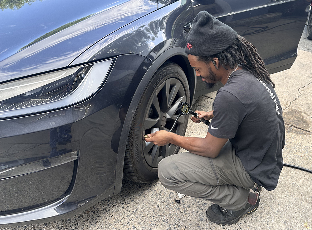 Tesla tire repair