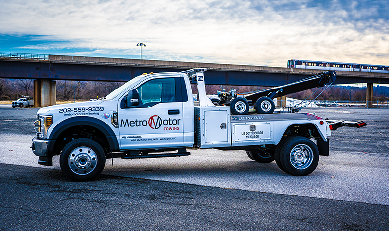 Metro Motor tow truck in Washington DC