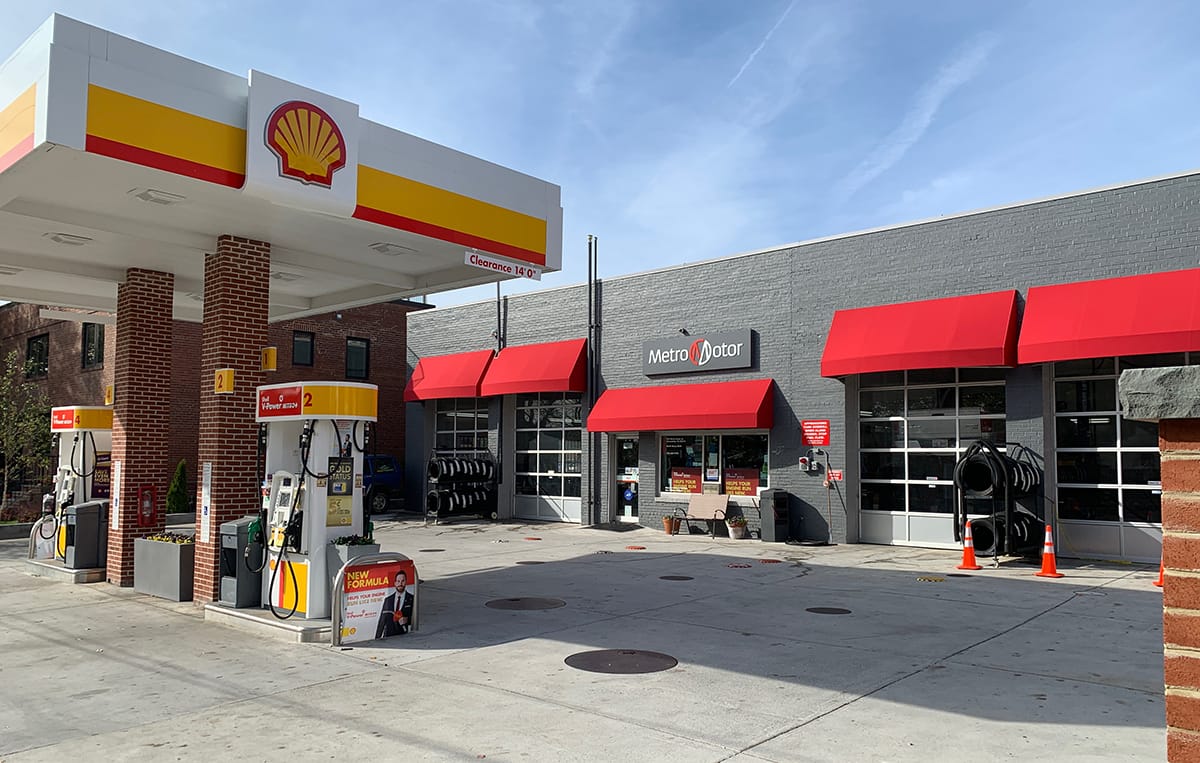 Metro Motor in Old Town, Alexandria, where you can get a VA state vehicle safety inspection and emissions inspection