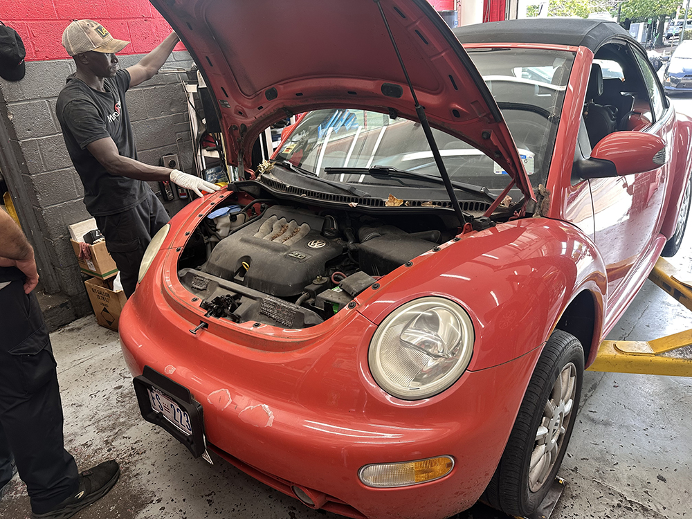 VW Beetle engine repair