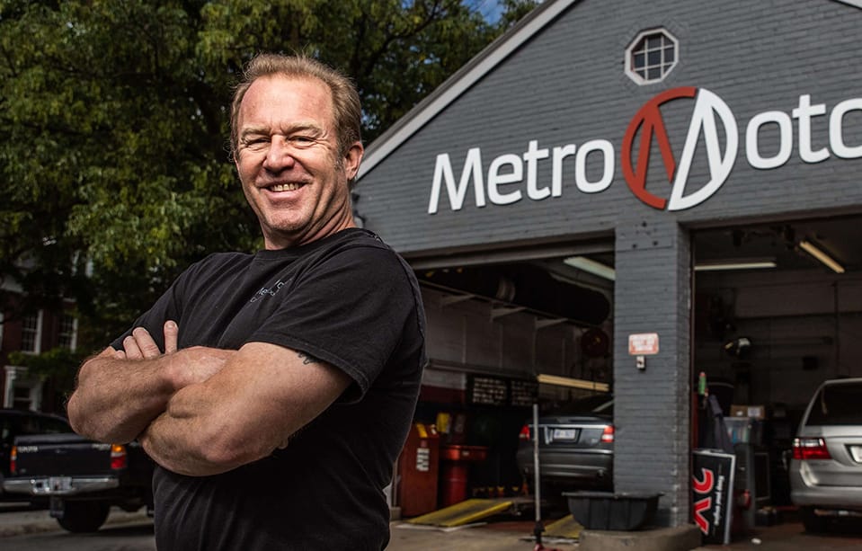 Metro Motor's Capitol Hill Exxon auto service center manager