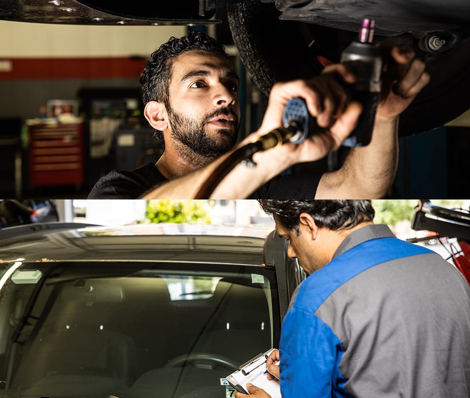 Metro Motor Pentagon mechanics at work