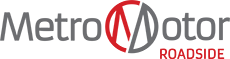 Metro Motor roadside logo