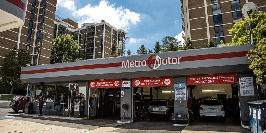 Metro Motor auto repair shop in South Arlington, Virginia
